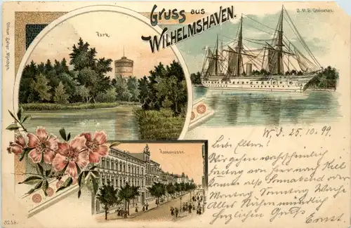 Gruss aus Wilhelmshaven - Litho -480648