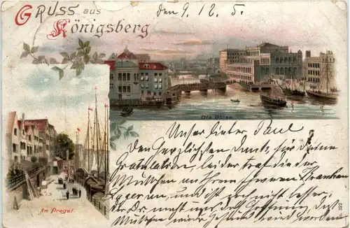 Gruss aus Königsberg - Litho -481894