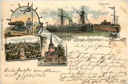 Gruss aus Wilhelmshaven - Litho -480724