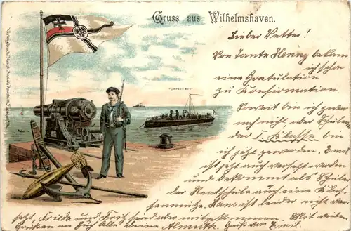 Gruss aus Wilhelmshaven - Litho -480728