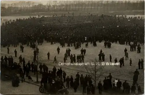 Wilhelmshaven - Demonstrationen 1918 -481174