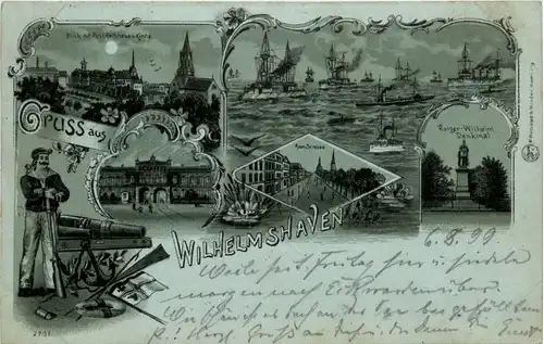 Gruss aus Wilhelmshaven - Litho -480748