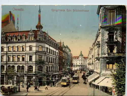 Chemnitz - Königstrasse Ecke Brückenstrasse -91226