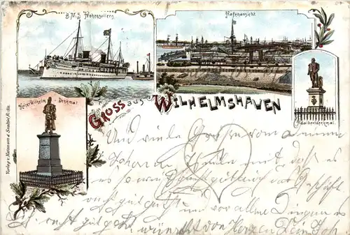 Gruss aus Wilhelmshaven - Litho -480672