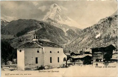 Dörflein bei Zermatt -480436