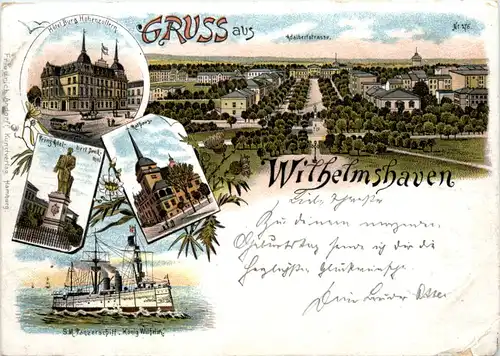 Gruss aus Wilhelmshaven - Litho -480692