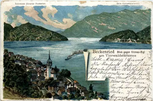 Beckenried - Litho Steinmann -479046