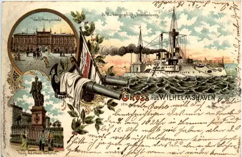 Gruss aus Wilhelmshaven - Litho -480732