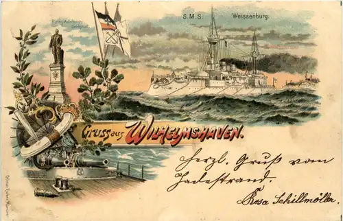 Gruss aus Wilhelmshaven - Litho -480752