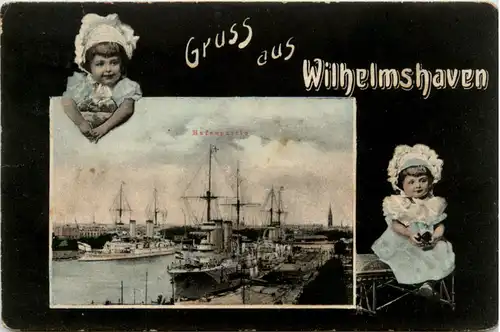 Gruss aus Wilhelmshaven - Hafenpartie -481434