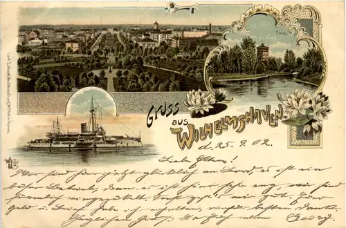 Gruss aus Wilhelmshaven - Litho -480792