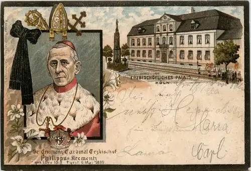 Köln - Eminenz Cardinal Philippus Krementz -91486