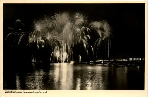 Wilhelmshaven - Feuerwerk am Strand -481104