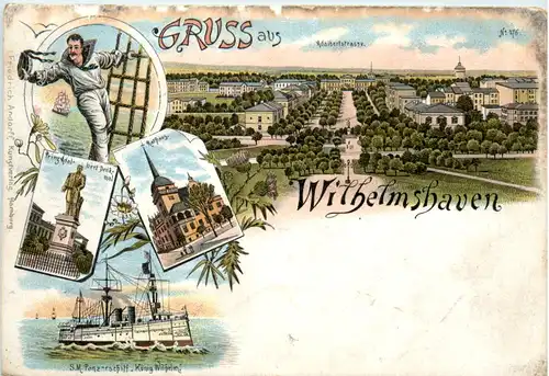 Gruss aus Wilhelmshaven - Litho -480696