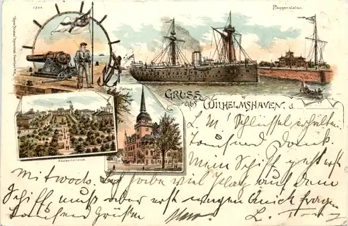 Gruss aus Wilhelmshaven - Litho -480716