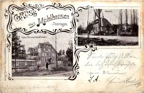 Gruss aus Mühlhausen- Hotel Waldfrieden -481630