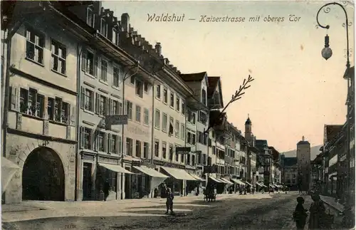 Waldshut - Kaiserstrasse mit oberes Tor -91686