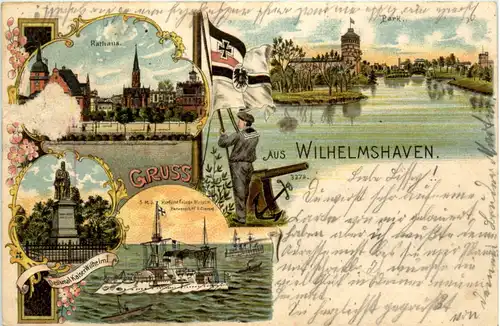 Gruss aus Wilhelmshaven - Litho -480776