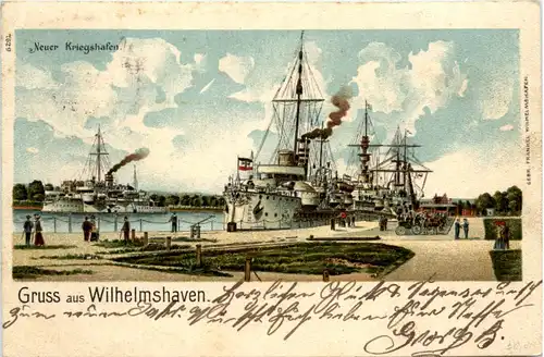 Gruss aus Wilhelmshaven - Litho -480796