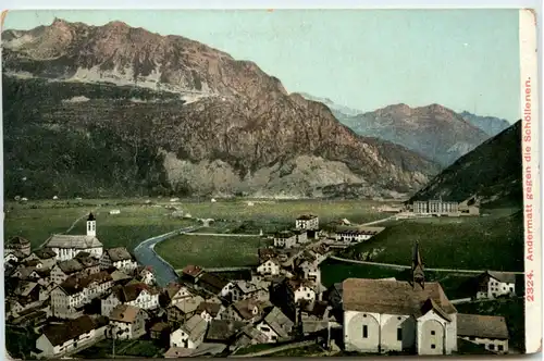 Andermatt gegen die Schöllenen -482574