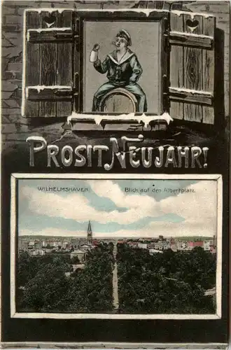 Gruss aus Wilhelmshaven - Prosit Neujahr -481328