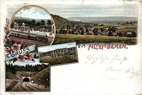 Gruss aus Altenbeken- Litho -91784