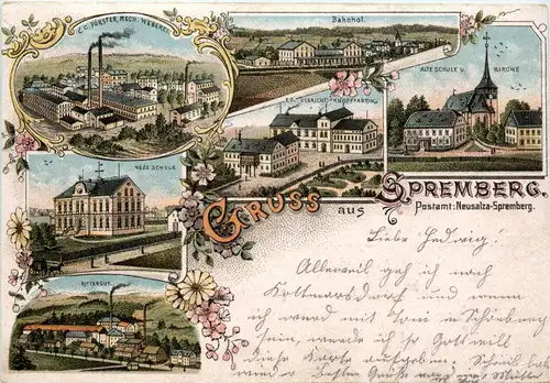 Gruss aus Spremberg - Litho -91844