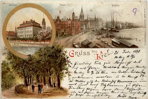 Gruss aus Kiel - Litho -454062