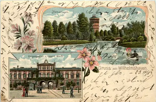 Gruss aus Wilhelmshaven - Litho -480650