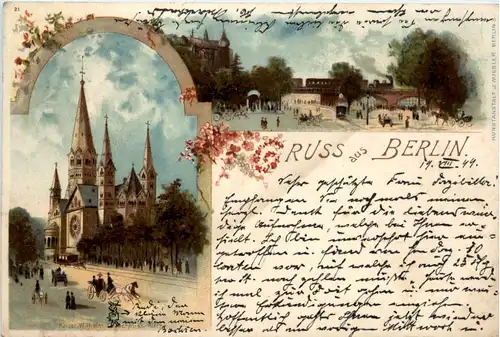 Gruss aus Berlin - Litho -454202