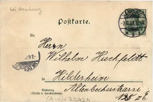 Gruss aus Pinneberg - Gasthof zur Eiche - Litho -482050