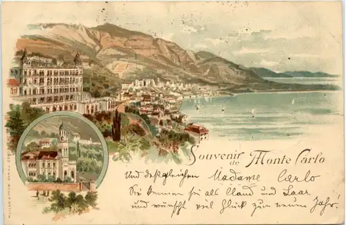 Souvenir de Monte Carlo - Litho -482754