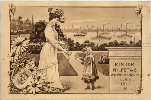 Wilhelmshaven - Kinder Hilfstag 1911 -481096