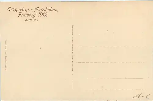 Freiberg - Erzgebirgs Ausstellung 1912 -481808