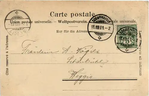 Schaffhausen - Centenarfeier 1901 -480146