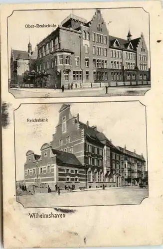 Wilhelmshaven - Ober-Realschule - Reichsbank -483134