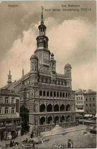 Posen - Das Rathaus nach seiner Herstellung 1912/13 -481948