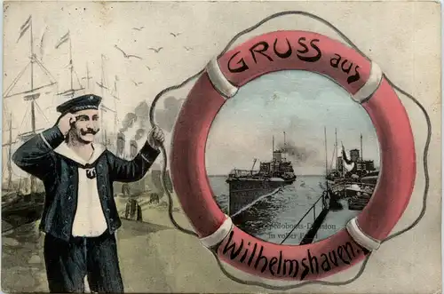 Gruss aus Wilhelmshaven - Marine 2. Baudivision -481430