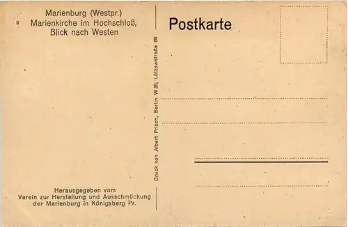 Marienburg - Marienkirche im Hochschloss -481988