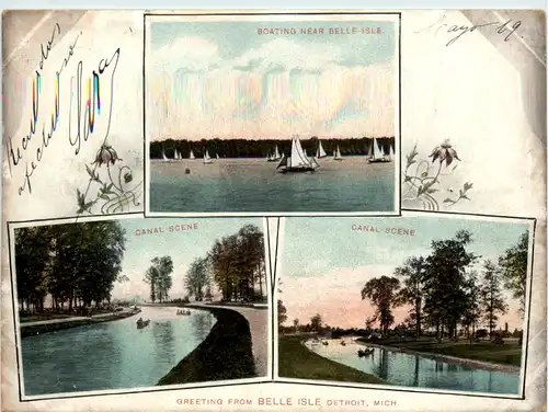 Detroit - Greeting from Belle Isle -457518