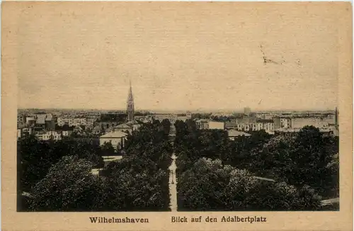 Wilhelmshaven - Blick auf den Adalbertplatz -483354