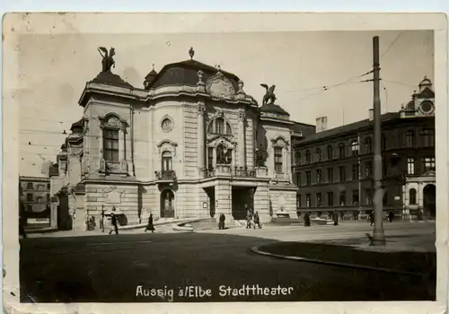 Aussig an der Elbe - Stadttheater -482244