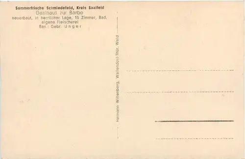 Schmiedefeld - Gasthaus zur Barbe -482240