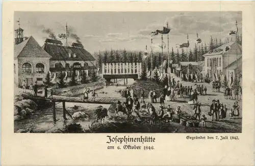 Josephinenhütte 1846 - Glashütte -482308