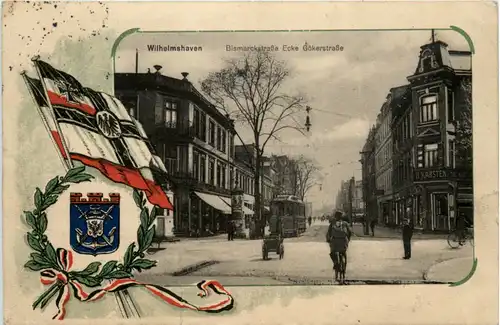 Wilhelmshaven - Bismarckstrasse - Marine Schiffspost -480566