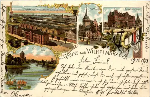 Gruss aus Wilhelmshaven - Litho -480646