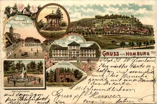 Gruss aus Homburg - Litho -481826