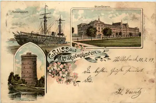 Gruss aus Wilhelmshaven - Litho -480706