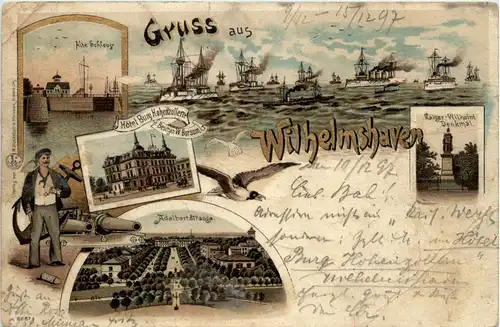 Gruss aus Wilhelmshaven - Litho -480746