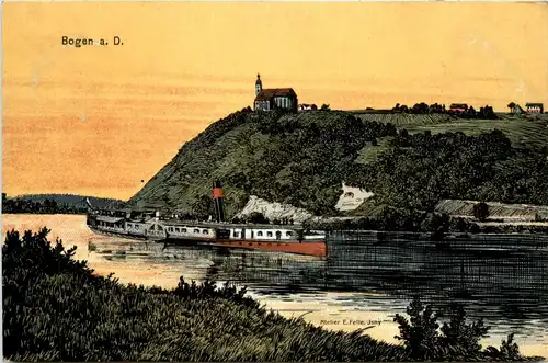 Bogen an der Donau - Künstlerkarte Felle -93124